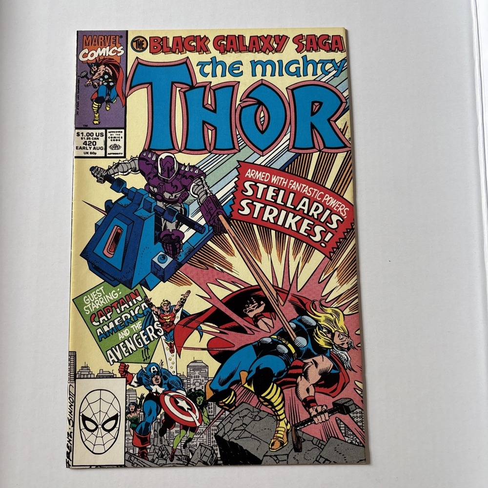 THOR #420 VOL. 1 8.0 MARVEL COMIC BOOK CM31-201